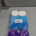 Frozen Birthday Party Decorations, 8 Rolls Purple Blue White Crepe Paper Streamers for Winter Princess Christmas Holidays Party Decoration, White