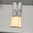 Turbo Bee Plastic Measuring Cups 8OZ,100 PACK Disposable Mixing Cups with 100 Mixing Sticks,Paint Graduated Measuring Tumblers for Epoxy Resin, Paint Mixing, Art DIY