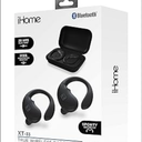 Bytech iHome XT-42 True Wireless Bluetooth In-Ear Earbuds, Black, HMAUBE238BK