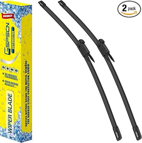 GSPSCN 2 Wipers For Ford Edge 2023-2015，Escape 2019-2013，Focus 2018-2012，Transit Connect 2022-2014，Original Equipment Windshield Wiper Blades Set 28"+28" (Set of 2)