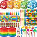 DMIGHT 90PCS Building Block Birthday Party Favors Supplies Birthday decorations Goodie Bag Stuffer Kids Boys Toy Gifts Christmas Carnival Classroom Prize