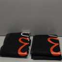 EARTHALL Door Mat 2-Pack Outside Inside Home Doormat 30"x17.5" Durable Floor Mat Non Slip Rug Ultra Absorb Mud Easy Clean Front Doormat for Garage, Entryway, Patio, High Traffic Areas, Black