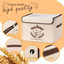 Folding Bread Proofing Box with 68-131 Temp Control & 99H Timer,Dough Proofing Box with Metal Rack Warming Proofer for Sourdough, Bread Baking, Pizza, Yogurt,Space-Saving & 6-Layer Fabric,Beige