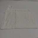 SOLY HUX Swim Cover Ups for Women Hollow Out Wrap Tie Side Crochet Sarongs Cover Up Skirt Beach Bikini Swimwear (Medium, White)