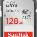 SANDISK 128GB Ultra SDXC UHS-I Memory Card - Up to 140MB/s, C10, U1, Full HD, SD Card - SDSDUNB-128G-GN6IN