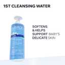 Uriage Baby Cleansing Water, Face, Body, Diaper Area, Ultra-Convenient Pump