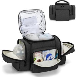 BAFASO Wearable Breast Pump Bag Compatible with Elvie or Momcozy S12 Pro, Tote for Pump and Extra Parts (Patent Pending), Black BAFASO Wearable Breast Pump Bag Compatible with Elvie or Momcozy S12 Pro, Tote for Pump and Extra Parts (Patent Pending), Black