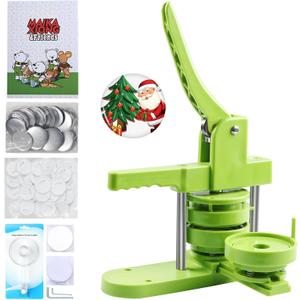 Button Maker Machine 75mm (3 in) Installation-Free, DIY Button Pin Maker Machine, Button Badge Press Machine with Free 100 Sets Button Maker Supplies & Pictures & Circle Cutter & Magic Book