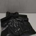 Maitys 50 Pcs 18"x18" Black Plastic Bags with Handles Large Merchandise Shopping Bags for Small Business, Retail, Boutique Stores, Gifts