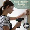 Reinforced Nylon 66 Drywall Anchors 90lb Limit, Self Drilling, Home Improvement Value Pack for Home Projects & Picture Hanging Kit, 25 Plastic Dry Wall Expansion Anchors and 25 Sheetrock Screws