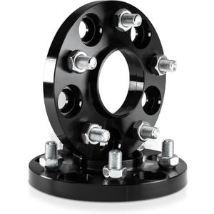 15mm 5x100 to 5x114.3 Black Wheel Adapters Hubcentric Compatible For Subaru BRZ Impreza Outback, Legacy, 86 GR86, FR-S Enable 5x100 Hub to Mount 5x114.3 (5x4.5") Wheel (2pc 56.1mm M12x1.25) Spacers (15mm (2pc))