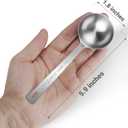 4Pcs Coffee Scoop Spoon - 1 Tablespoon 15ML Stainless Steel Long Handle Measuring Spoons for Ground Coffee, Loose Tea and Powder