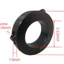 Shaft Collar Bore 2-1/2'' Double Split Black Oxide Set Screw Durable Shaft Collars Suitable for Machinery and Industrial Use 2 Pieces
