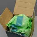 13 Gallon,50 Count, Compostable Trash Bags with Drawstring,Tear Resistant Kitchen Food Scrap Waste Bag, ASTM D6400, US BPI and Europe OK Compost Home Certified