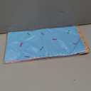 Oudain Disposable Ice Cream Tablecloth 4 Pack, 54x108 Inch Plastic Rectangle Table Covers for Ice Cream Birthday Decorations, Sweet One Party, Indoor & Outdoor(Blue,Purple)