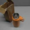 Hydro Flask Water Bottle - Insulated Stainless Steel - Wide Mouth Flex Chug Lid, Non Spill, Leakproof in 32 Oz Nectar Orange