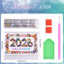 icceemee 2026 Calendar Desk Calendar DIY Diamond Painting Art with Animals theme Calendar, Monthly Flip Planner with To-Do List, Handmade Craft for Office & Home Decor Gift