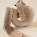 DOKUTOKU Womens Crew Socks Size 7-9 Cotton Cute Long Fall Workout Casual Socks 6 Pack (Multicolor-3 Pairs)