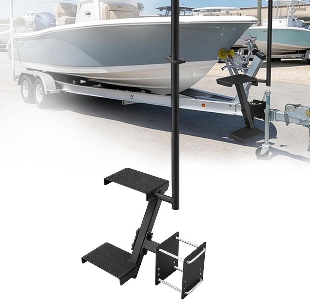 Boat Trailer Steps with Handrail Boat Trailer Ladder