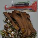 Snow Chains, 8 Packs Anti Slip Tire Chains, Pickup, Truck & SUV, Adjustable Thickening Reusable Anti-Slip Traction Tire Chains - Emergency Use in Snow, Ice, Sand and Mud (Fits 165-285mm Tires)