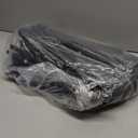 Furologee Clothes Racks for Hanging Clothes, Portable Rolling Garment Rack, Sturdy Metal Freestanding Cloths Racks with Wheels, Double Rods Wardrobe Rack for Bedroom Laundry Living Room