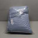 Max Oversized California King Quilt Set 112"x106"Soft Washed Lightweight Bedspread, Multi-Lock Quilting, Minimalist Nordic Bedding, Spring & Summer Quilt Set (1 Quilt + 2 Pillow Shams), Blue