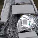 Feonase Floating Bed Frame Twin with Led Lights and Charging Station, Wood Full Size Bed Frame with Storage Headboard, Heavy Duty Metal Slats, No Box Spring Needed, Easy Assembly,Oak