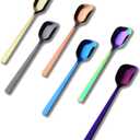 Nirosta Yogurt Spoon, Stainless Steel Gelato/ Ice Cream Spoon, Fruit Spoon, Dessert Spoon, 6.4-inch, Set of 6