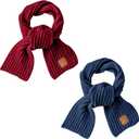 Kids Scarf Winter Neck Warmer Toddler Neck Scarf Girls Thick Scarves Boys Warm Neck Warp 2-12 Years