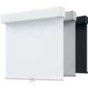 SHADEMOON Blackout Cordless Roller Window Shades,White,42" W x 72" H