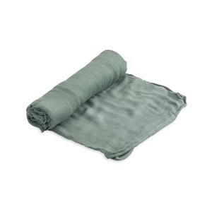 Little Unicorn  Sage Deluxe Swaddle | Single | 100% Rayon Muslin from Bamboo | Super Soft | Newborns and Infants | Large 47 x 47 | Machine Washable