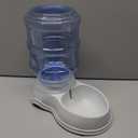 Amazon Basics Gravity Pet Water Dispenser for Cat, Dog, 1 gallon Capacity, Small, Gray