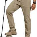 FREE SOLDIER Men's Outdoor Cargo Hiking Pants with Belt Lightweight Waterproof Quick Dry Tactical Pants Nylon Spandex, Size 36W x 32L