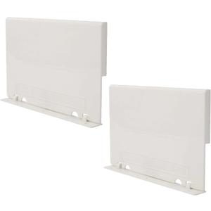 Calvana (2-Pack) Exact Replacement Part Number 08650-0022 Off-White Weir Gate Assembly - Sta-Rite U-3 Vinyl Liner Skimmer Hinged Weir Assembly - 8 1/2 Inches x 5 1/8 Inches