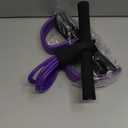 Multifunction Tension Rope, 6-Tube Elastic Yoga Pedal Puller Resistance Band, Natural Latex Tension Rope Fitness Equipment, for Abdomen/Waist/Arm/Leg Stretching Slimming Training (Purple)