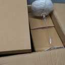 Crystal Cocktail Coupe Glasses, Long Stem, Hand Blown, 8 oz, Set of 4, Clear