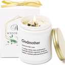 Godmother Candle, Godmother Proposal Gift, God Mother Candles Gift, God Mother Present from Godchild, Birthday Candle Gifts, Vanilla Lavender Scented Candle