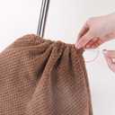 Healvian 6 PCS Broom Replacement Cloth Mop Cloth Washable Lazy Broom Cloths Reusable Mop Pads Household Cleaning Tool (Random Color)