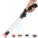 2026 Upgraded Bug Vacuum with Long Nozzle for Adults & Kids Powerful Spider Vacuum Catcher & Humane Bug Catcher for Wasps Bees Ants Ladybugs, Indoor/Outdoor Insect Vacuum Cordless (Battery Operated) (black)