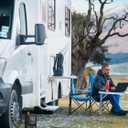 Tire Inflator Portable Air Compressor, High-Speed 150PSI Cordless Air Pump for Car Tires with Powerful Battery, Auto Shut-Off - Portable Tire Pump for Car, Bike, Motorcycle and Balls