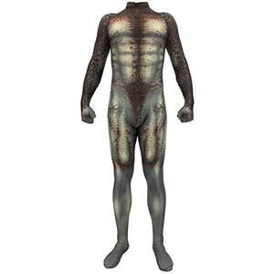 Gesikai Predator Cosplay Costumes 3D Printed Spandex Zentai Bodysuit Jumpsuits for Adult Kids, 2XL