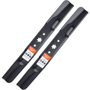 Grasscool 942-04308 942-04308A Mower Blades for Troy Bilt Bronco Pony Mustang 42 inch Mower with 6 Star Hole Cub Cadet XT1-42 ZT1-42 42'' Zero Turn Lawn Tractor Replace 942-04308A 942-04312 High Lift