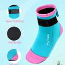 XUKER Neoprene Water Socks for Kids, Fin Aqua Socks 3mm for Sand Beach Volleyball Snorkel Pool Swim Surf, XS