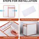 Foldable Storage Boxes with lids,Waterproof Tissue Box Holder with Storage,Multipurpose Toy Storage BoxSturdy Magazine containers (Beige)