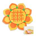 Flower Baby Bath Pad for Infant Bathtub Sink Flower Mat Tub Little Lotus - Petal Soft Supports Lounger Newborn Bathing Insert Seat Baby Essentials, Sunflower