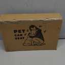 Upgrade Dog Booster Seat for Small Dogs,Small Dog Car Seat with Sturdy Metal Frame and Waterproof Leather Material for Small Pets up 20 lbs,Portable Travel Carrier with Storage Pocket