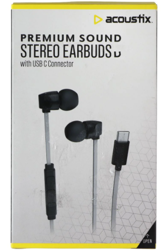 Acoustic Lightweight High Fidelity Earbuds And Premium Sound Stereo Earbuds