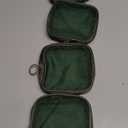 Weewooday 4 Pcs Mesh Makeup Bag Mesh Cosmetic Bag Travel Toiletry Pouch with Zipper Mini Makeup Cosmetic Purse for Daily Accessory(Small, Olive Green)