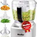 Mueller Ultra Prep Food Processor for Chopping, Dicing, Grinding, and Pureeing  Versatile Kitchen Tool for Vegetables, Meat, Nuts, Grains, and Whipping Eggs or Cream