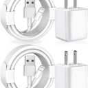 [Apple MFi Certified] iPhone Charger, 2Pack Lightning Cable Apple Charging Cords &Fast Quick USB Wall Charger Travel Block Plug Adapter for iPhone 14/13/12/11 Pro/11/10/XS MAX/XR/8/7/6s/6 Plus